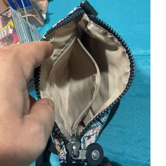 Kipling Multi Pocket Cross Body Purse Bag - Picture 6 of 8